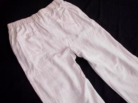 Širšie letné s ľanom, m