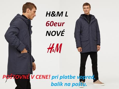 Zimná bunda hm, bombéra hm, h&m,l
