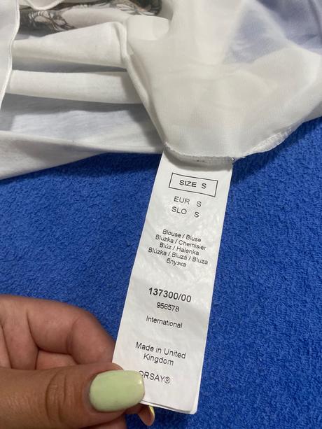 Tričko na viazanie/ halenka, orsay,s