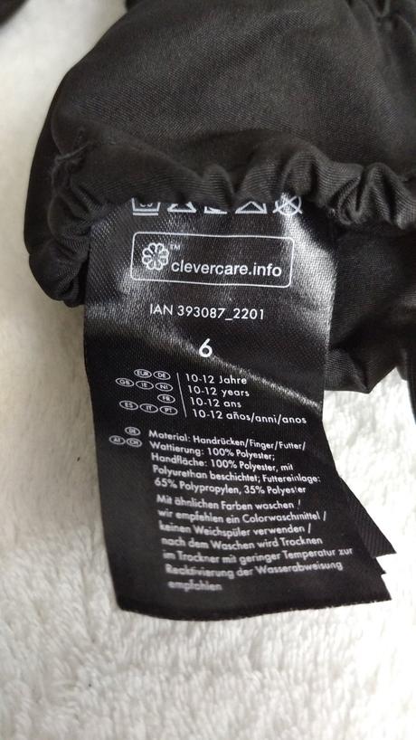 Chlapčenské zimné rukavice veľ.6 (10-12 r.), 140