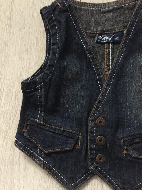 Dievcenska riflova vesta 18-24 mesiacov, okay,92