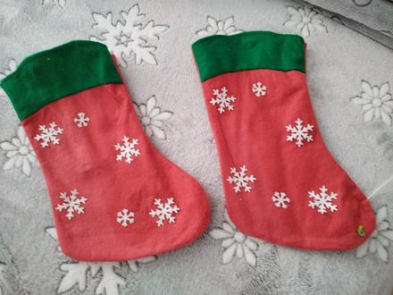 Čižmičky na darčeky vianoce- cca 30 - 40 cm výška,
