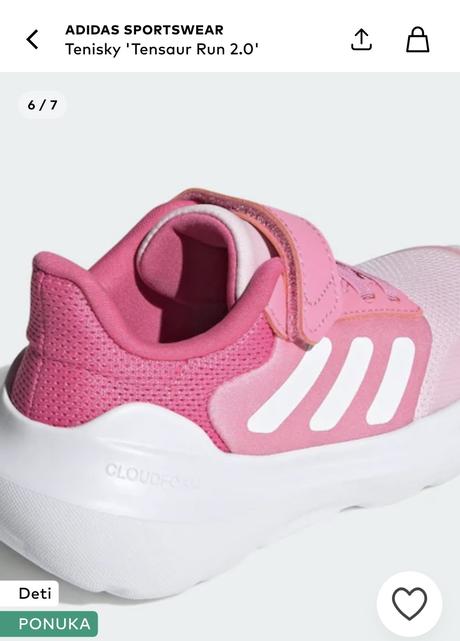 Tenisky adidas sportswear tensaur run 2.0 nové, adidas,35