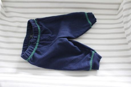 Kvalitne modre teplaky z organ. bavlny, 56