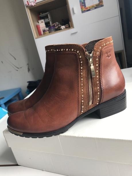 Kožené topánky caprice, 39