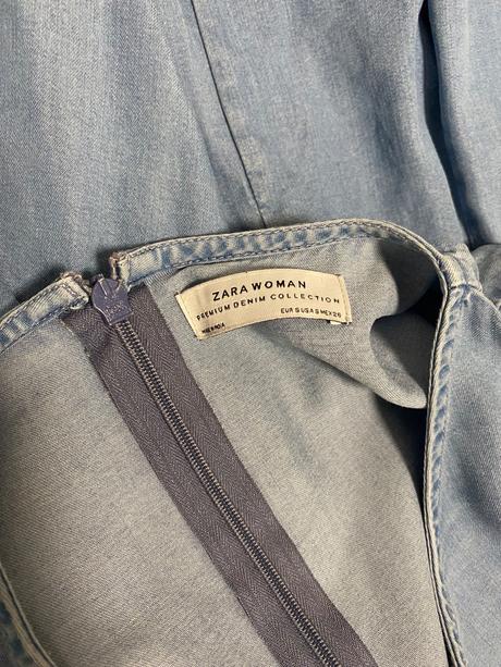 Rifľové šaty zara, zara,s