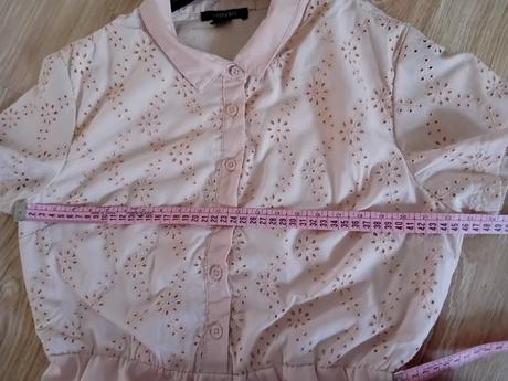 Pudrove košeľové šaty, esmara,36