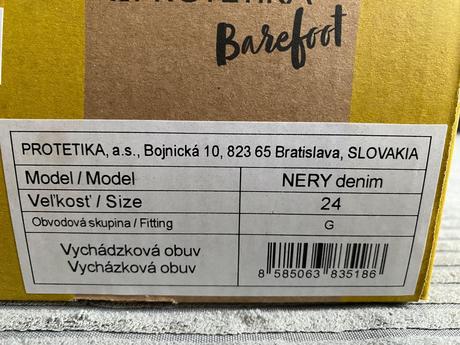 Barefoot sandále nery denim protetika, protetika,24