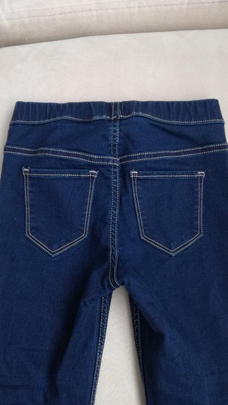 Rifľové legínky - nové, h&m,122