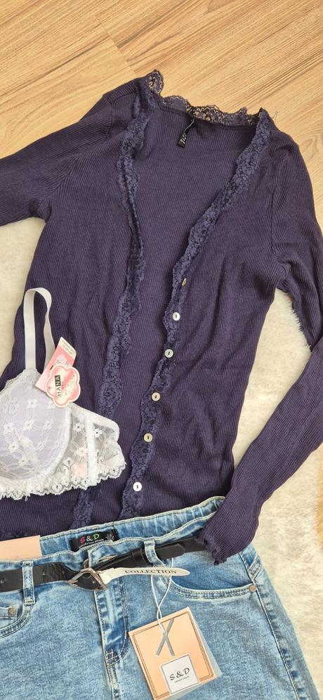 Set sukňa, podprsenka a kardigan, 164 / xs