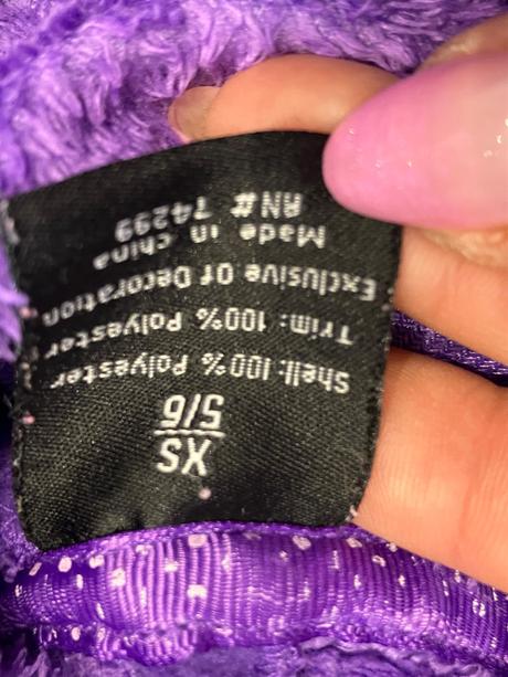 Dievčenská mikina flisová (5-6 r.), 116