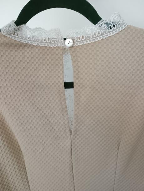 Vintage šaty s čipkou, s