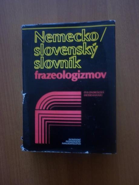 Nemecko slovensky slovnik frazeologizmov,