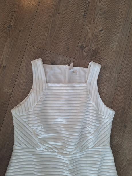 Biele elegantné saty bodyflirt, 46