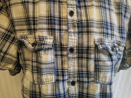 Pánska farebná modrá károvaná košeľa, jean pascale, xl