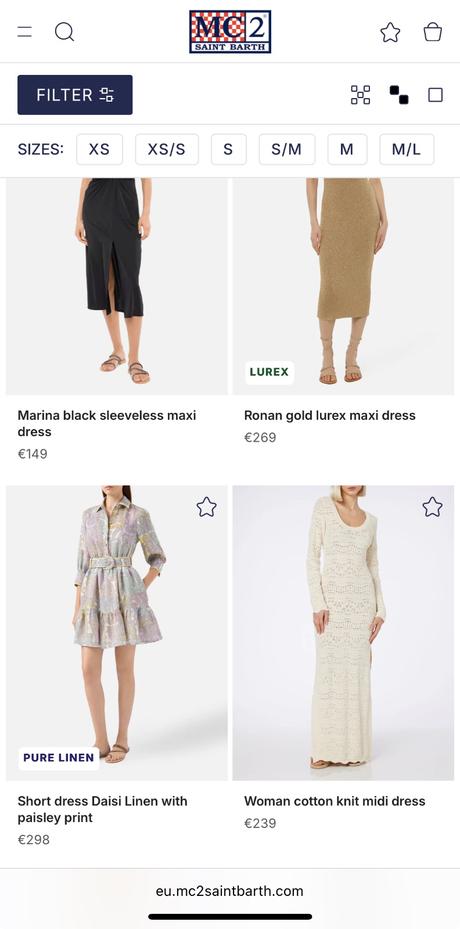 Mc2 st. barth šaty, m