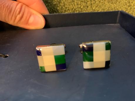 Manžetové gombíky s príveskom, gant