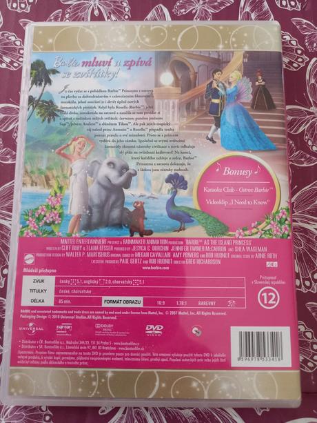 Barbie dvd 6 ks, 