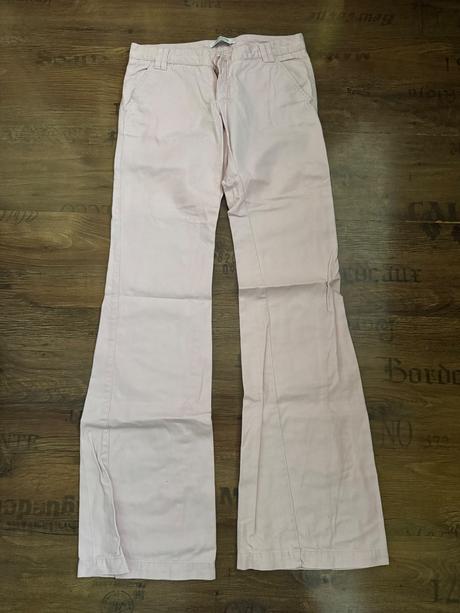 Ružové nohavice zara v.34, zara,34