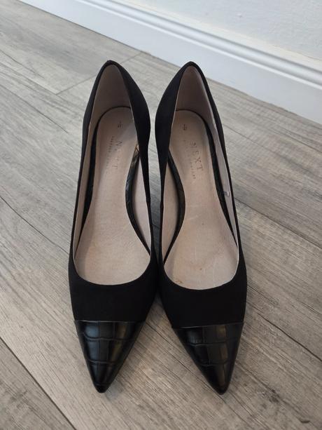 Lodičky s koženou špičkou, next,41