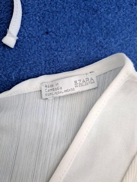 Bielo marhuľový top, zara,l