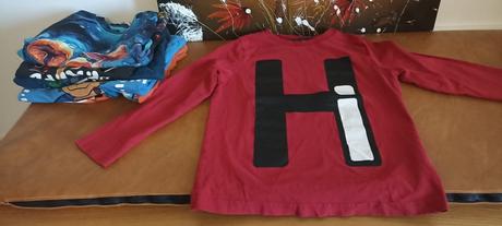 Tričká dlhý rukáv 122/128, 122