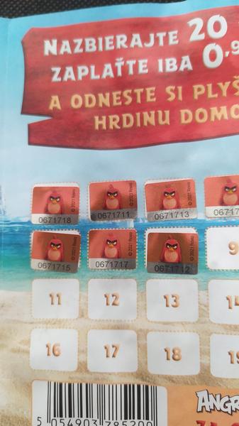 Nálepky Angry Birds 101 drogérie
