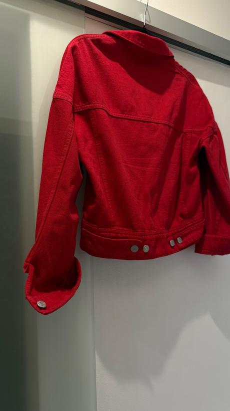 Červená rifľová bunda, reserved,34