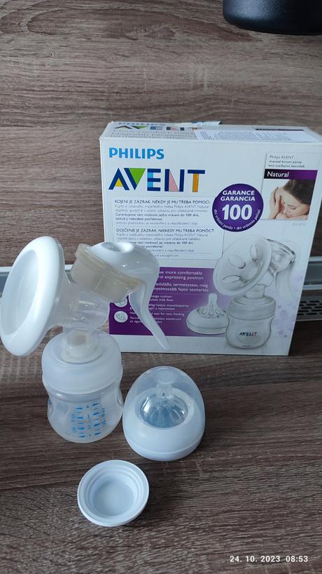 Manuálna odsávačka avent, 