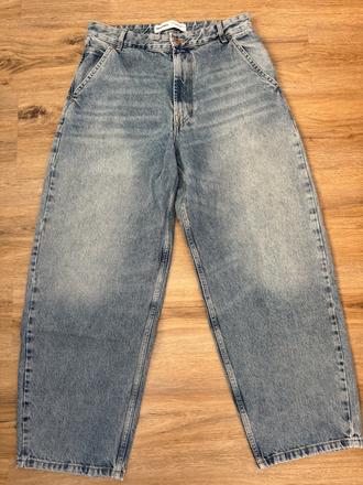 Baggy jeans pas 40 dlzka 102, bershka,38