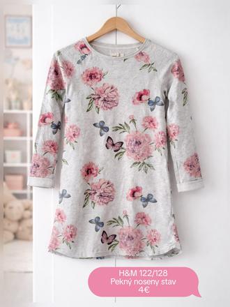 Teplákové šaty, h&m,122