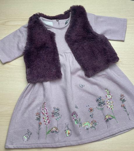 Šaty s vestičkou, next,92