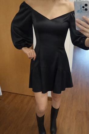 Saténové šaty gina tricot, gina,xs