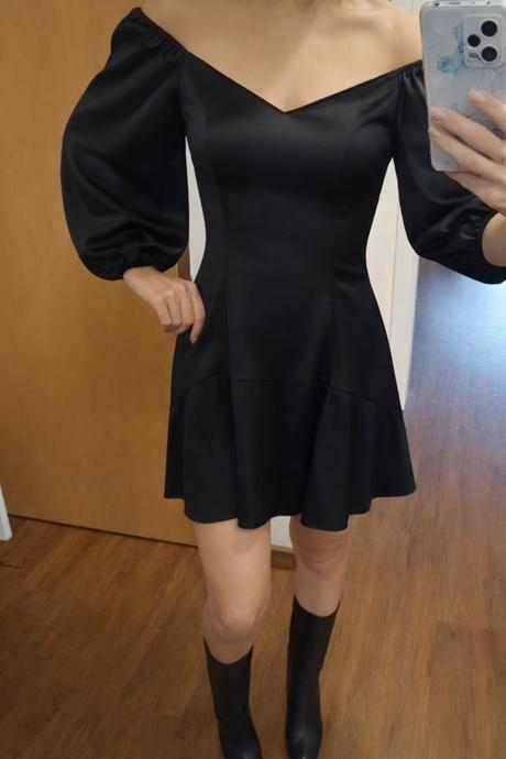 Saténové šaty gina tricot, gina,xs