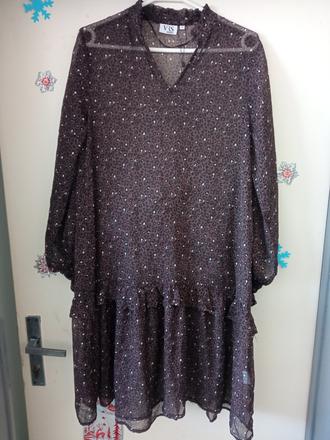 Transparentná blúzková tunika resp.šaty, l