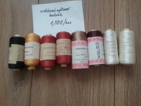 Bavlnky na vyšivanie, 