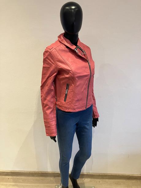 Dámsky koženkový kabát river island (38), river island,m