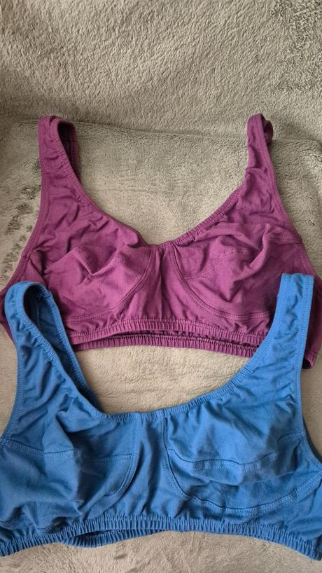 2ks pohodlne podprsenky bez zapinania, 115b