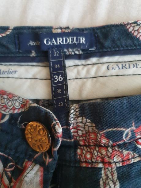 Vzorované letné nohavice, 36