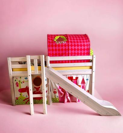 Flexa poschodová posteľ so šmyklavkou, šírka (cm): 170