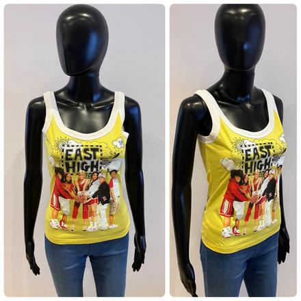 Žlté tričko high school musical (xs), disney,xs