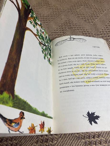 Krásna stará retro mini knižka keď pôjdeš horou,