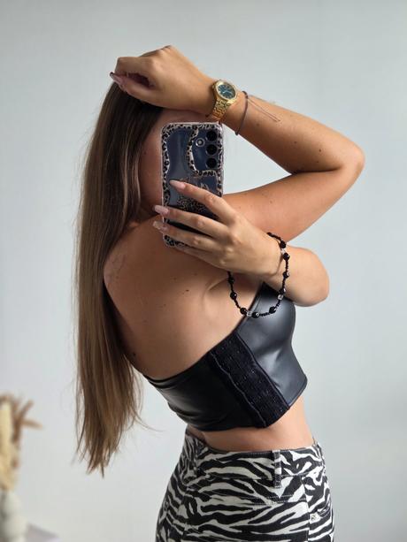 Intimissimi koženkový top m, m