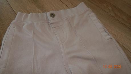 Svetlo hnedé a čierne leginy, h&m,122