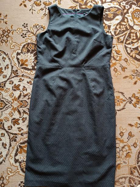 Šaty bez rukávov s jemnými bodkami, next,42