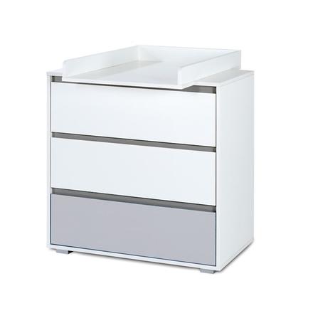 Little sky dalia white-grey komoda, 