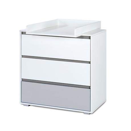 Little sky dalia white-grey komoda, 