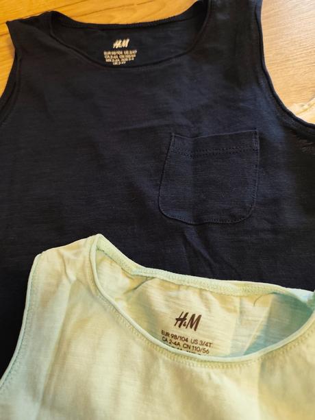 3x tielko 98/104, h&m,98