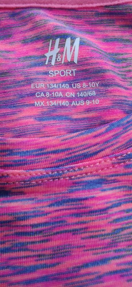 Sportove melirovane tricko, h&m,134