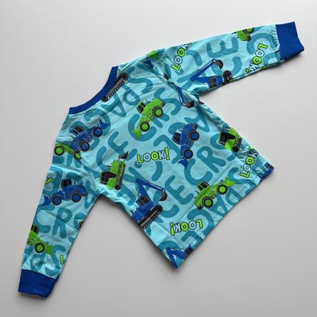 Chlapčenské pyžamo tractor bledomodrá, 98 / 110